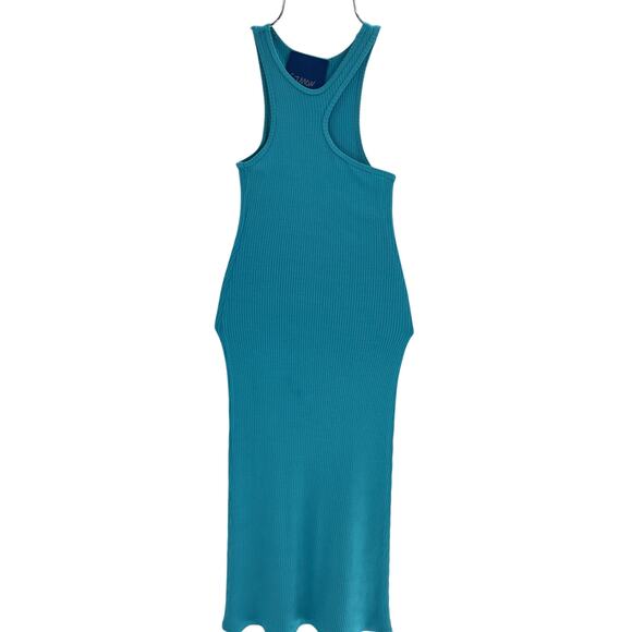 Simon Miller Ribbed Blue Mawga Dress Size S - Picture 2 of 4